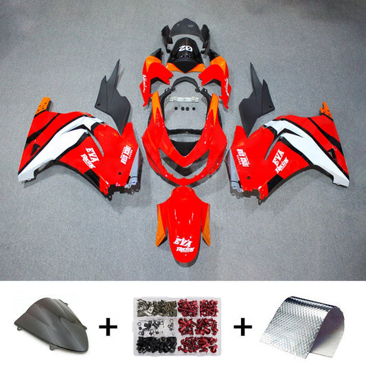 Kit carenatura iniezione in plastica ABS adatto per Kawasaki EX250 Ninja250R 2008-2012