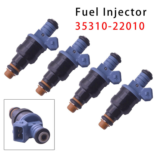 Iniettore carburante 4 pezzi G4EK Hyundai Excel X3 1.5L 4 cilindri 1994-1999 35310-22010