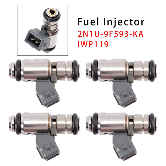 4 iniettori di carburante per Ford Fiesta V JD JH KA 1.3L 2N1U-9F593-KA IWP119