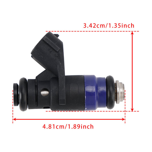 4 pezzi iniettori carburante per VW Polo Skoda Fabia I Seat Ibiza III 1.4 16V 036906031AB