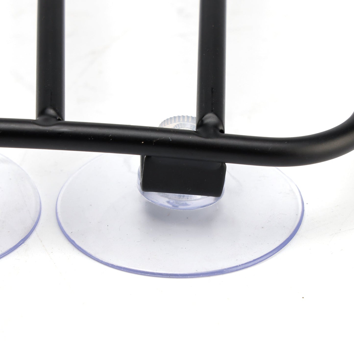 Portapacchi universale per serbatoio moto in stile classico, nero, con ventose
