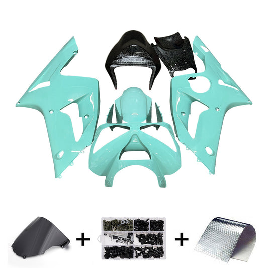Kit carenatura iniezione in plastica ABS adatto per Kawasaki ZX6R 636 2003-2004