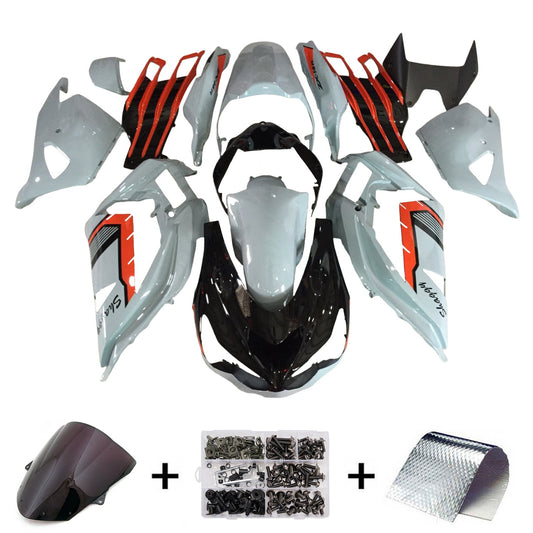 Kit carenatura iniezione in plastica ABS adatto per Kawasaki ZX6R 636 2013-2018