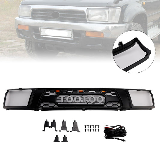 Griglia paraurti anteriore nera opaca Toyota 4Runner 1992-1995 con LED