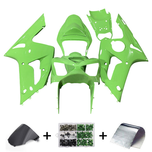 Kit carenatura iniezione in plastica ABS adatto per Kawasaki ZX6R 636 2003-2004