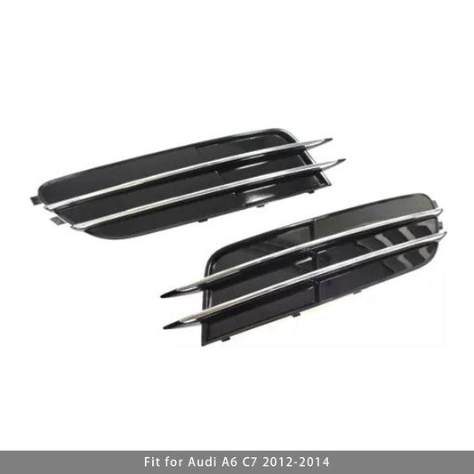 2011-2014 Audi A6 C7 1 coppia di griglie di copertura fendinebbia paraurti anteriore