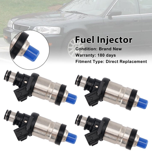 Iniettore di carburante 4 pezzi 06164-P72-010 adatto per Acura Integra TL GS GS-R LS RS 1996-2001