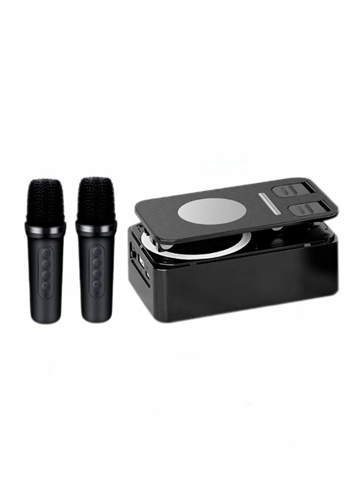 Supporto per telefono 4 in 1 Altoparlante Bluetooth Caricabatterie wireless Power Bank Desktop Live