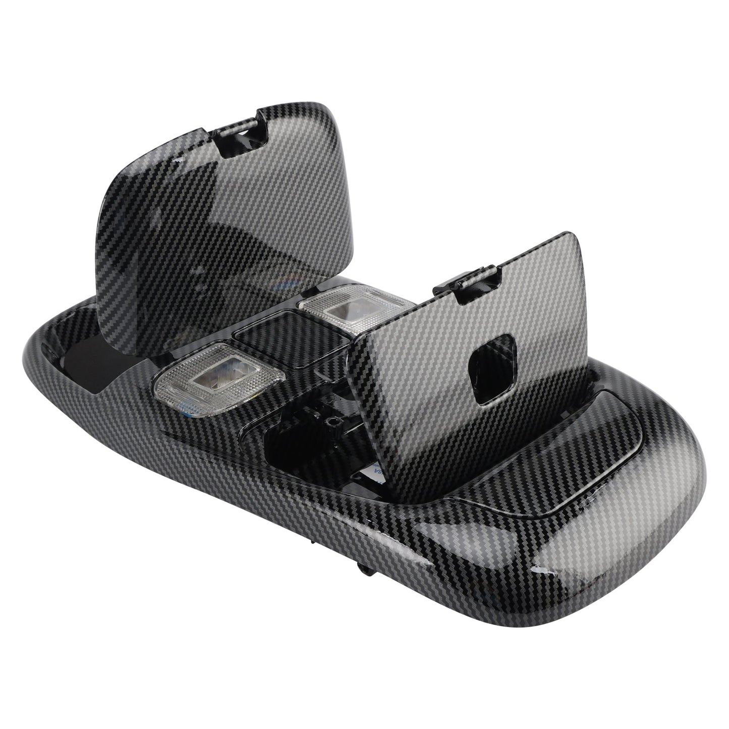 Console superiore anteriore a LED in carbonio per Dodge Ram 3500 1998-2002