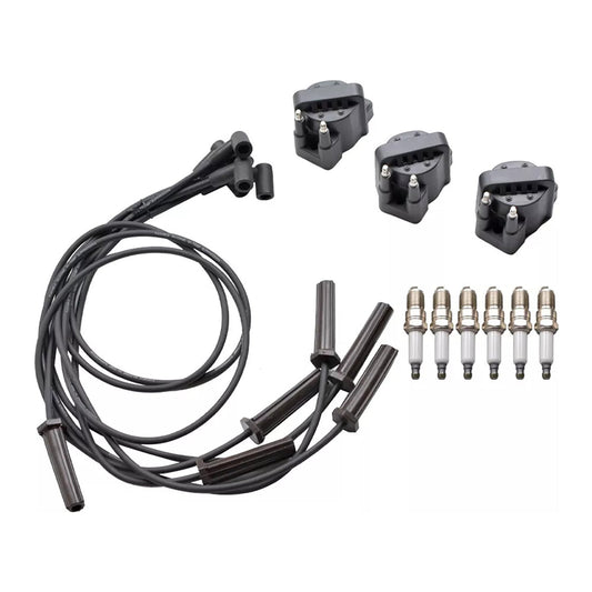 Chevrolet Monte Carlo 2002 3.8L V6 6x candele + 3x bobina di accensione DR39 + 6x cavi 19353734 10472401