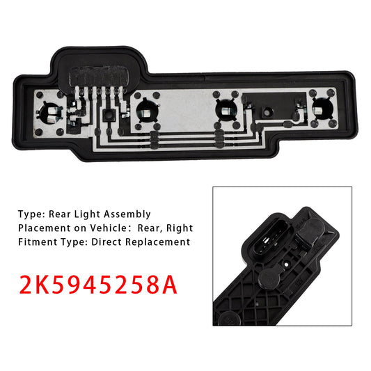 Supporto lampadina fanale posteriore destro VW Caddy 2004-2014 2K5945258A