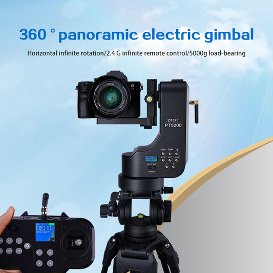 PT-5000 Telecamera Controllo Remoto Piattaforma Cloud Elettrica Micro Slr Telefono Doppio Asse