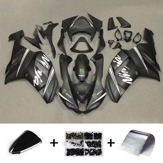 Kit carenatura iniezione in plastica ABS adatto per Kawasaki ZX6R 636 2007-2008