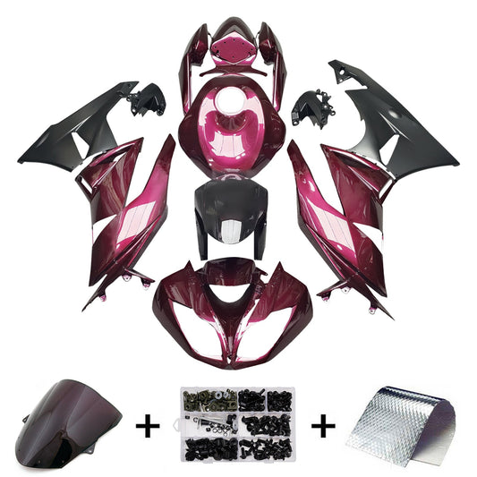 Kit carenatura iniezione in plastica ABS adatto per Kawasaki ZX6R 636 2009-2012