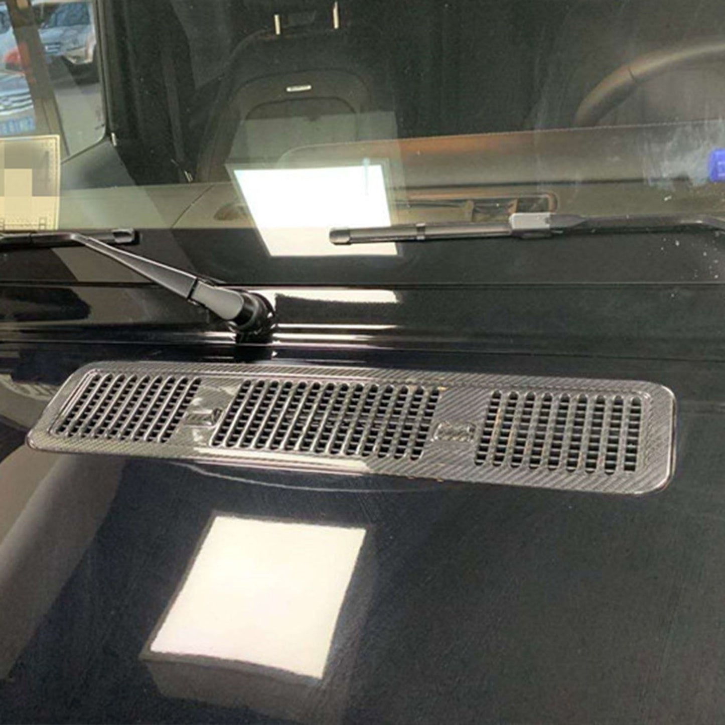 Copertura per presa d'aria anteriore del cofano in fibra di carbonio per Mercedes Benz W464 W465 (2019-2026)