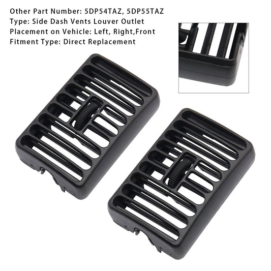 Prese d'aria laterali per Jeep Wrangler TJ 1997-2006, 2 pezzi, per conducente e passeggero