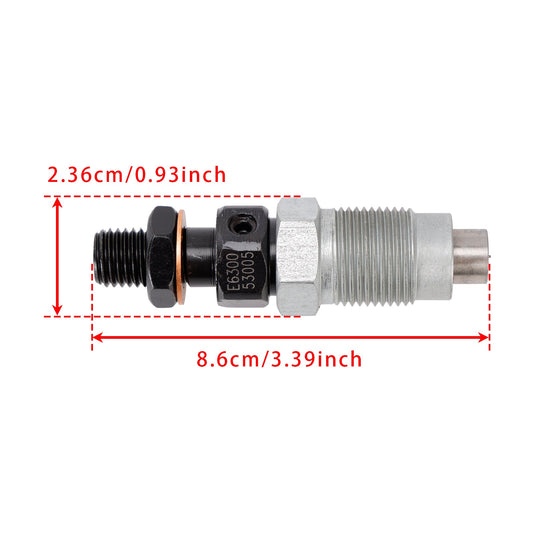 Iniettore di carburante 3 pezzi per trattori Kioti Daedong DK45 CK22 E6300-53004 E6300-53005