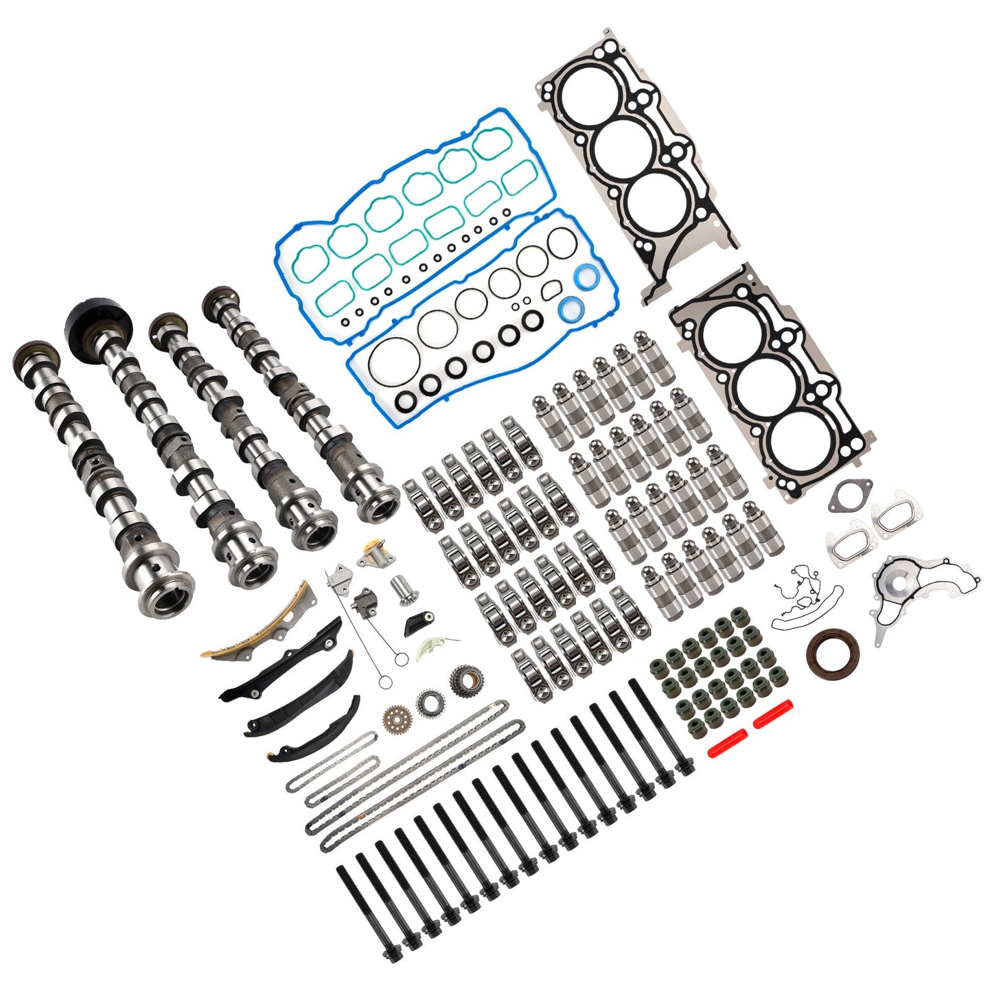 Motore Chrysler 200 3.6L V6 2011-2016, alberi a camme, bilancieri, punterie, catena di distribuzione