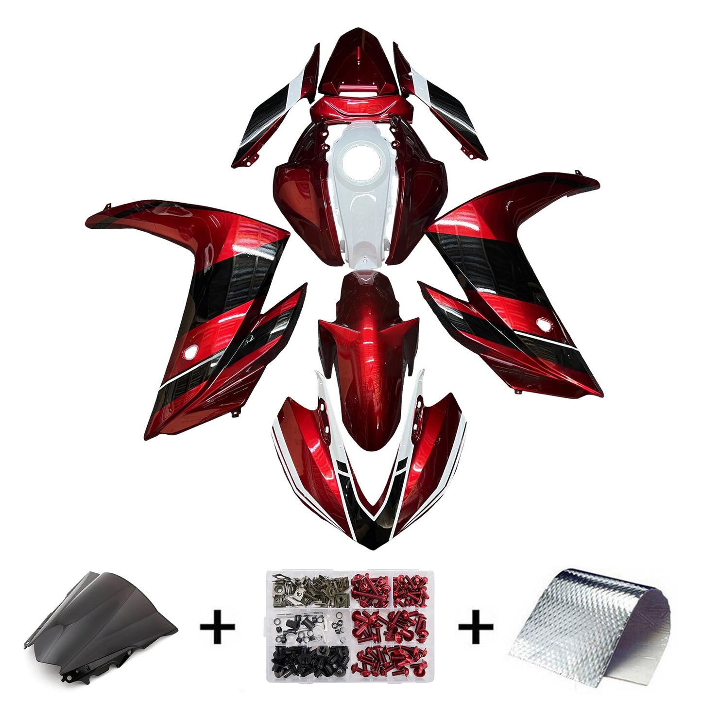 Kit carenatura iniezione ABS per Yamaha YZF-R3 2014-2018 R25 2015-2017