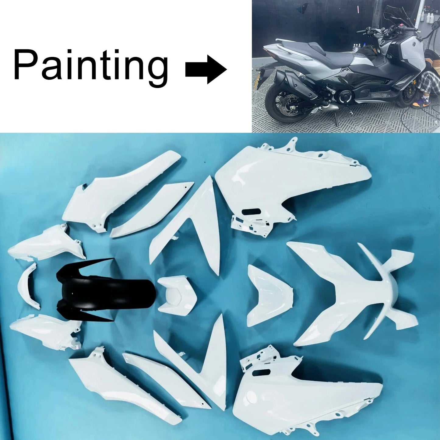 Carrozzeria kit carenatura iniezione Yamaha TMAX560 2022-2024