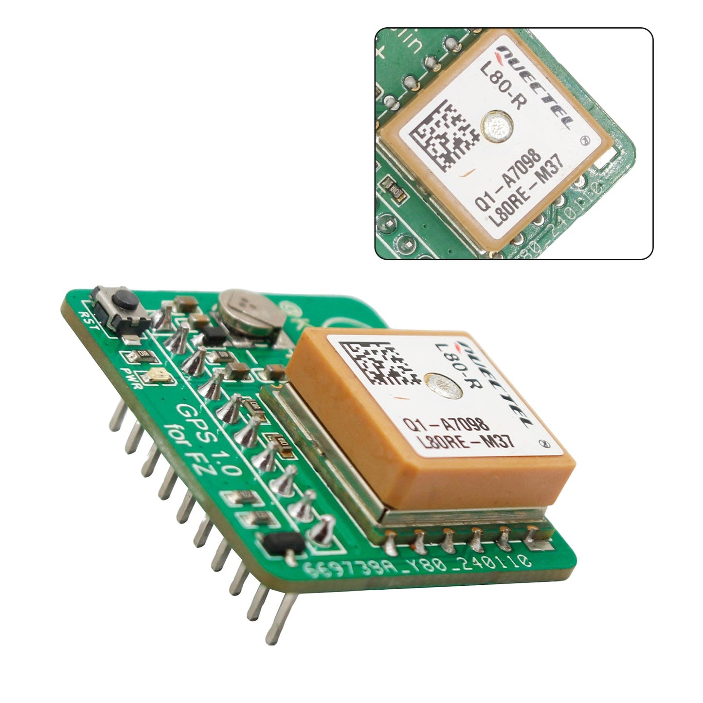 Il nuovo modulo GPS utilizza il firmware Unleashed del modulo integrato dell'antenna