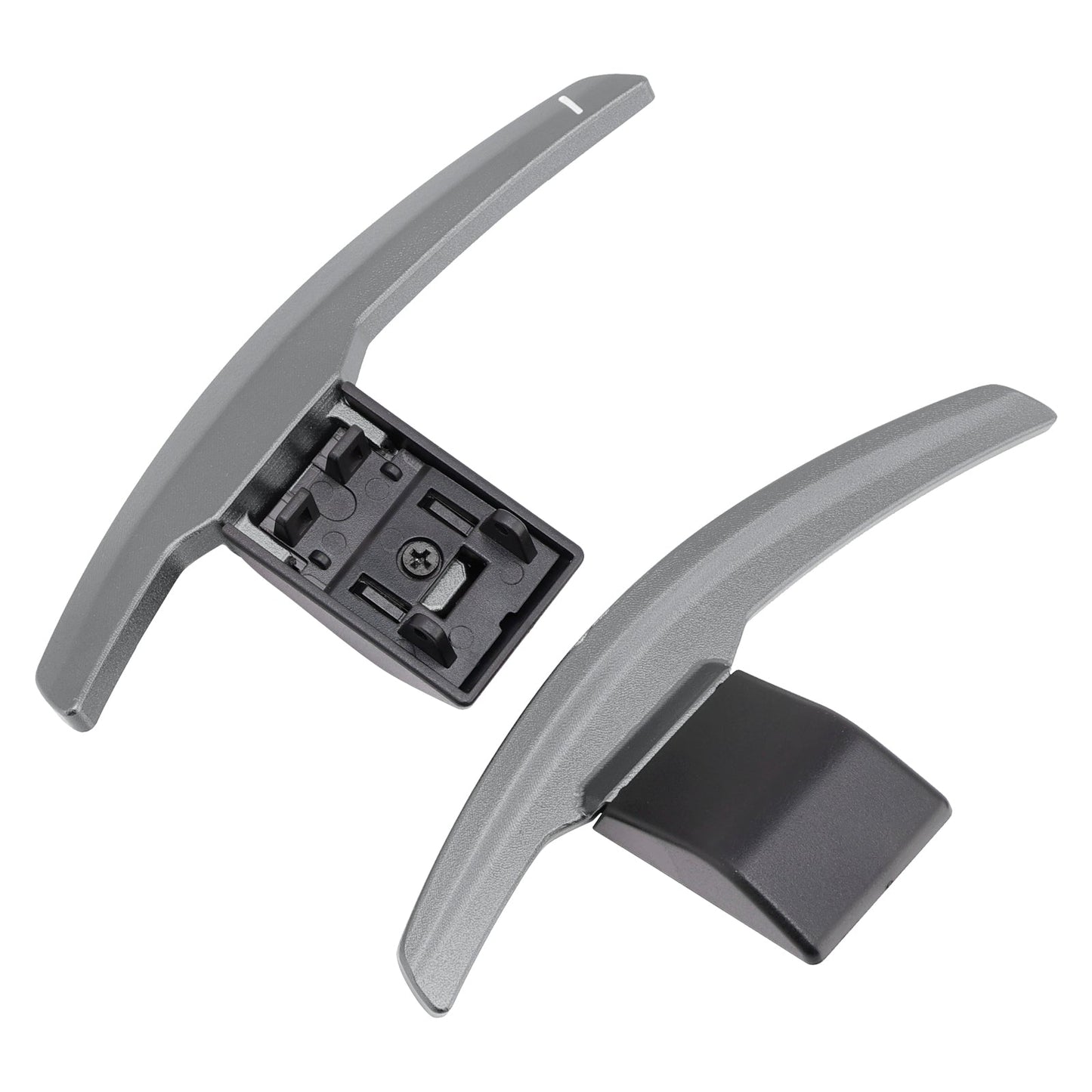 Estensione del cambio al volante per BMW Serie F F30 F31 F32 F10 X3 X5 Grigio alluminio
