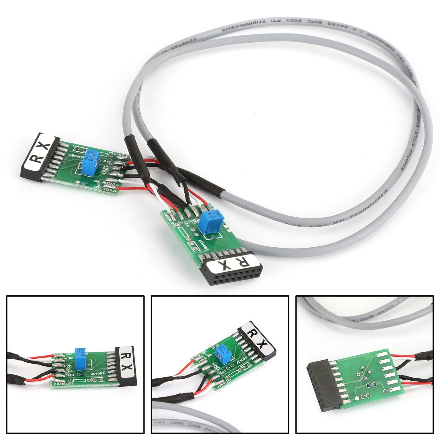 Double Repeater Control Cable TX/RX-2 For GM300 Radio Relay Station