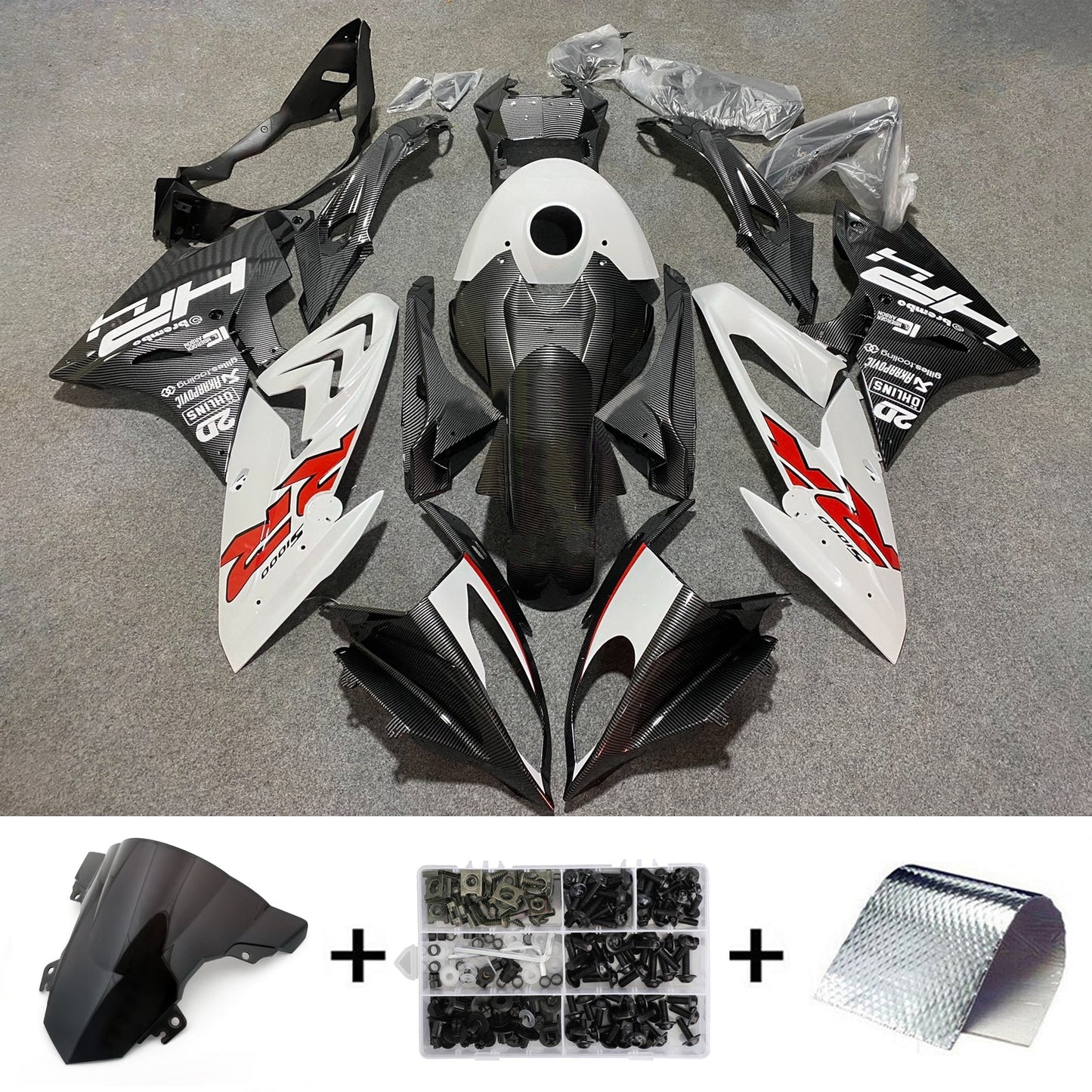 Kit carenatura iniezione BMW S1000RR 2015-2016 Carrozzeria plastica ABS