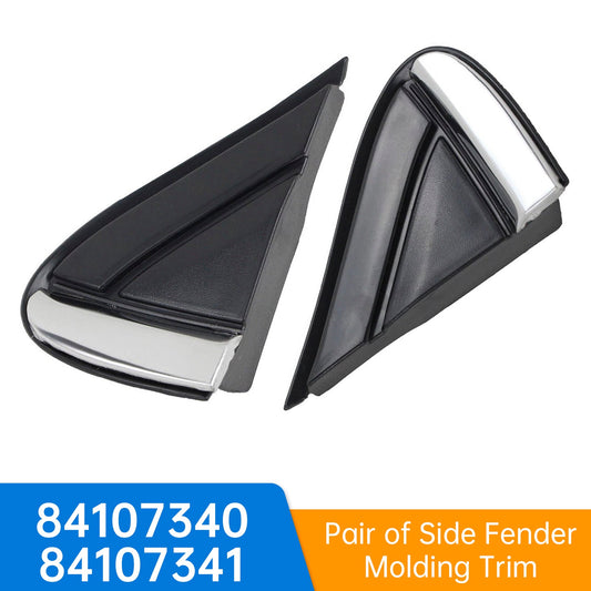 Chevrolet Equinox 2018-2023, coppia di modanature laterali per parafanghi 84107340 84107341