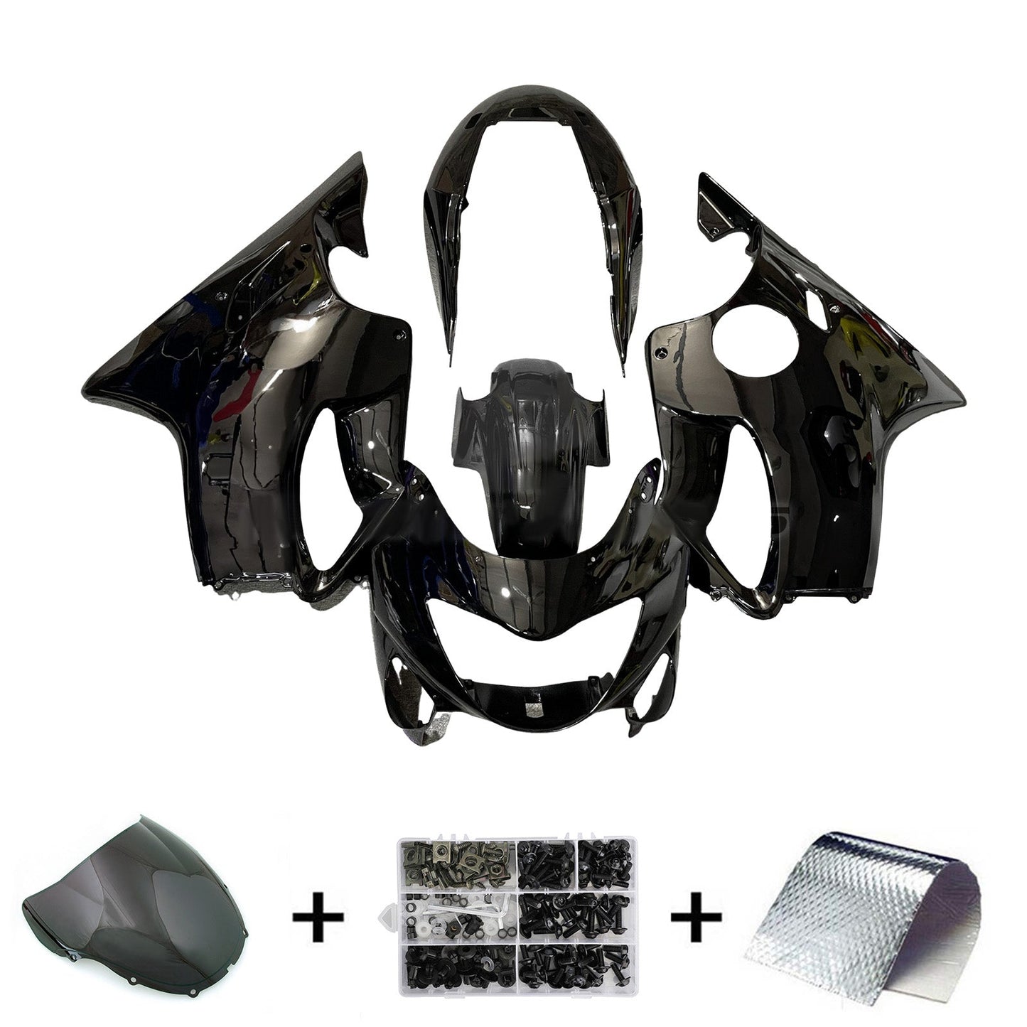 Kit carenatura iniezione plastica ABS per Honda CBR600 F4 1999-2000