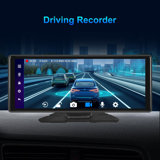 10,26""Bluetooth Car Navigation Carplay HD Touch Screen grande registratore AHD Camera