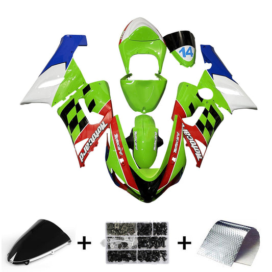Kit carenatura iniezione in plastica ABS adatto per Kawasaki ZX6R 636 2005-2006