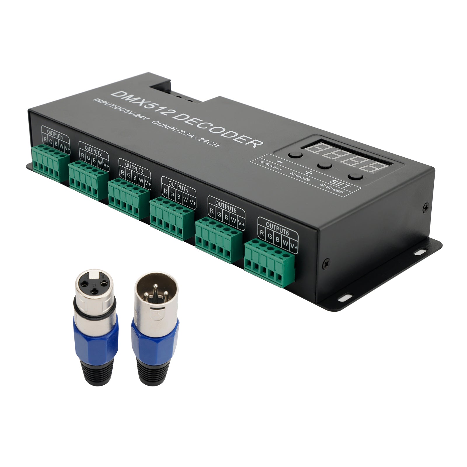 Decoder DMX 512 A 32 Canali - Controller LED RGBW, Dimmer, DC5-24V, 96A Max, Per Luci Professionali - Foto 8