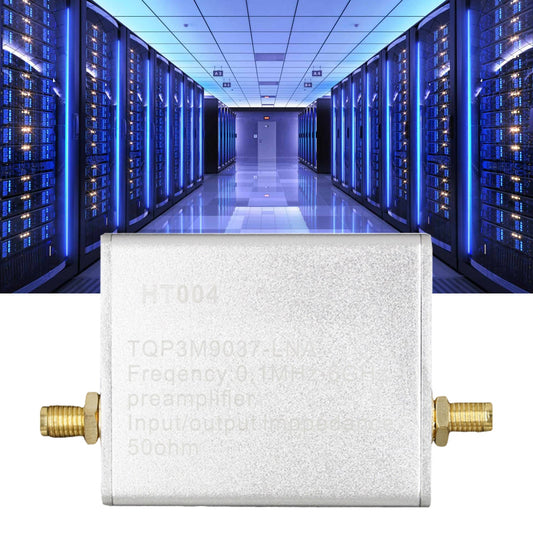 Amplificatore a basso rumore a banda intera da 100K-6GHz Preamplificatore di potenza ad alto guadagno da 20 dB HT004
