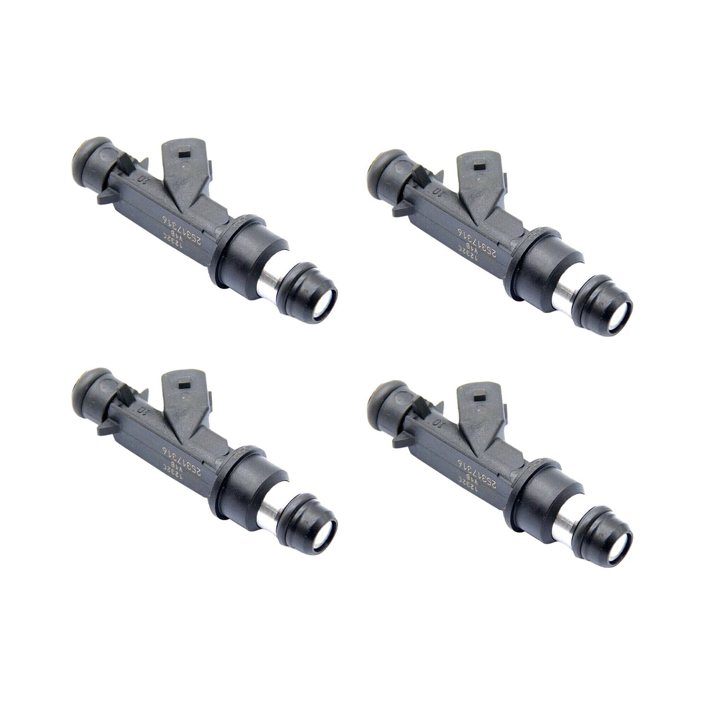 4 iniettori di carburante per Vauxhall Corsa C 01-06 Meriva A 2003-2009 25317316
