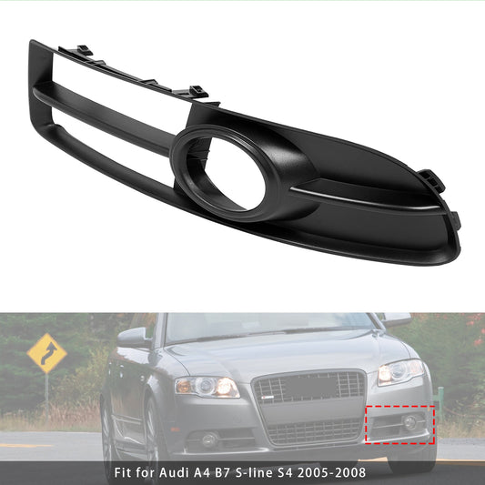 Griglia paraurti anteriore sinistro Audi A4 B7 S-Line S4 2005-2008, griglia fendinebbia