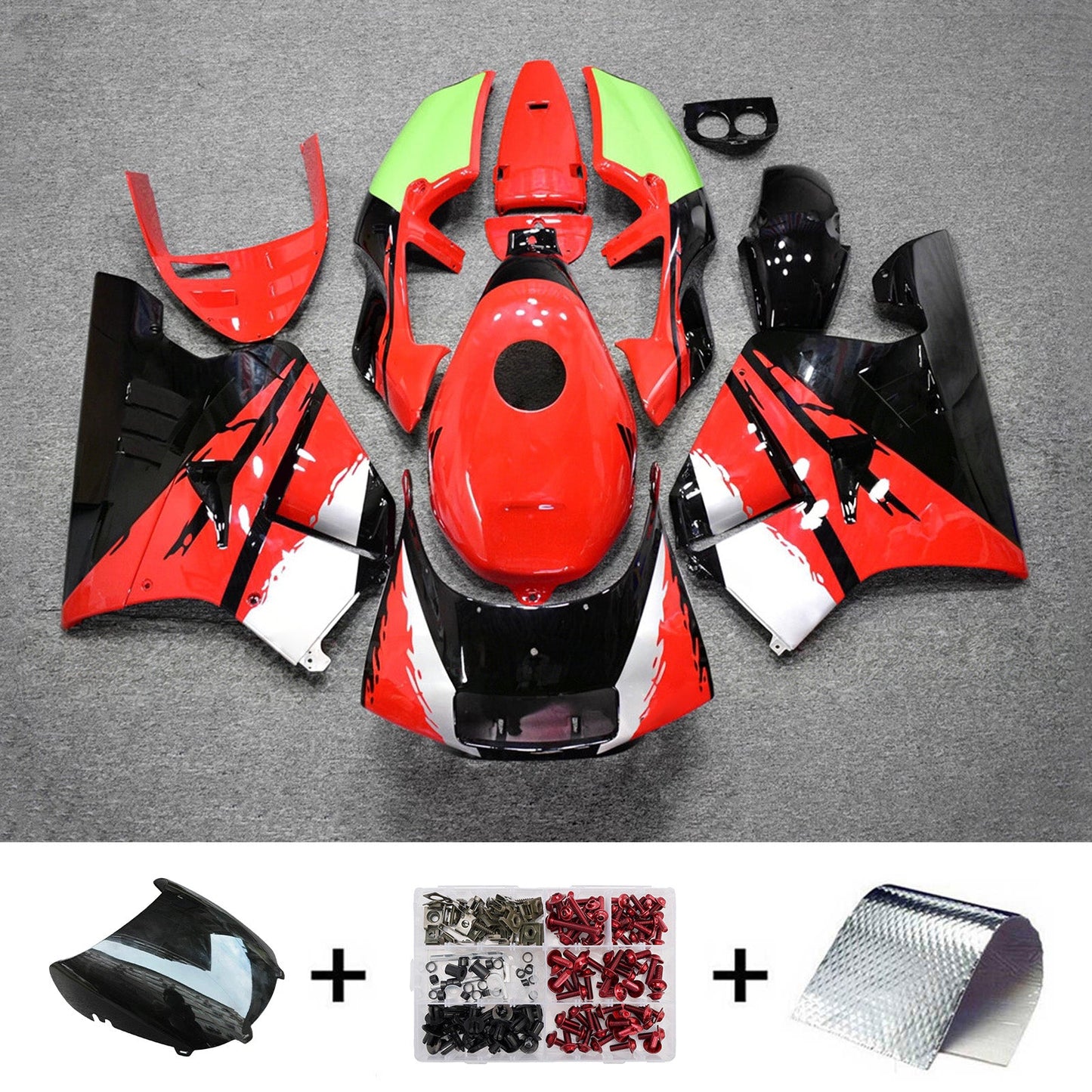 Kit di carene in plastica ABS stampate a iniezione per Honda NSR250 PGM-3 1990-1993