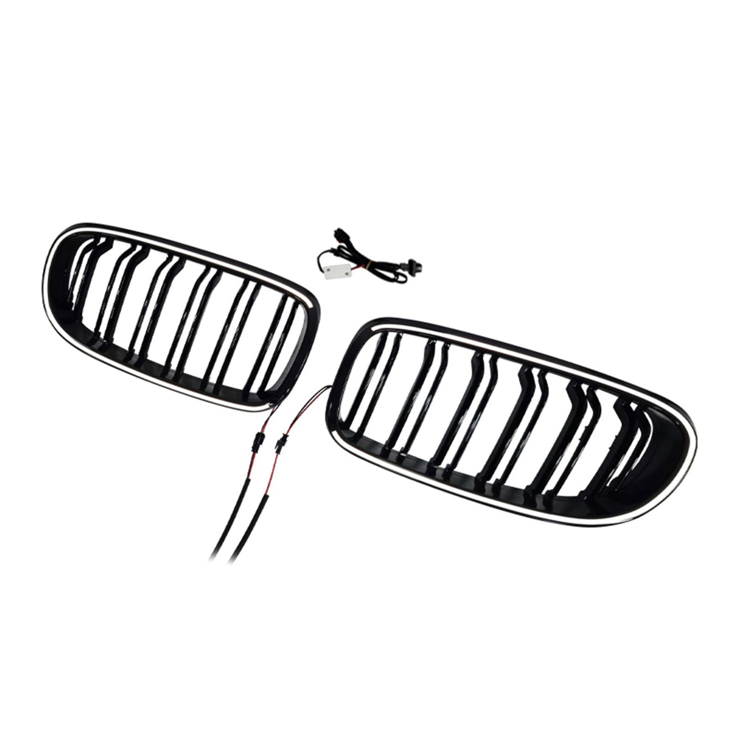 Griglia anteriore a doppio rene con nervature per BMW Serie 3 E90/E91 LCI 2009-2011