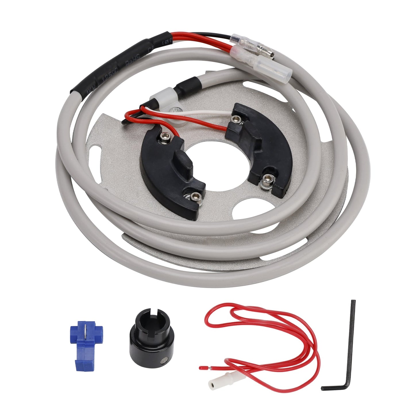 Piastra puntine accensione per Kawasaki 73-75 Z1, 76-77 KZ900, 77-80 KZ1000