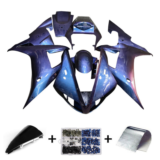 Kit carenatura iniezione plastica ABS per Yamaha YZFR1 YZF-R1 2002-2003