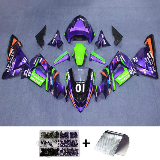 Kit carenatura iniezione in plastica ABS adatto per Kawasaki ZX10R 2004-2005