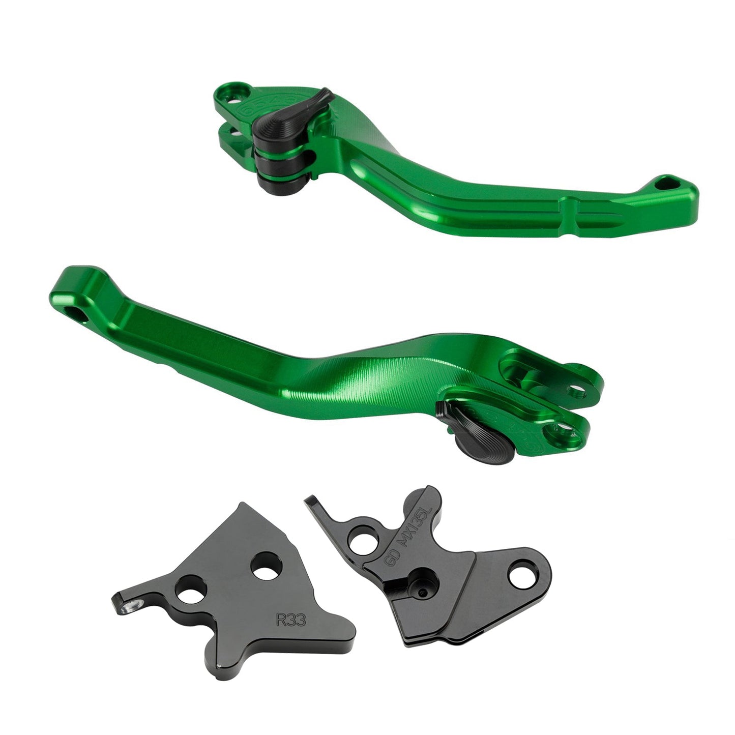 Leva freno frizione corta CNC adatta per YAMAHA YBR125 2005-2014