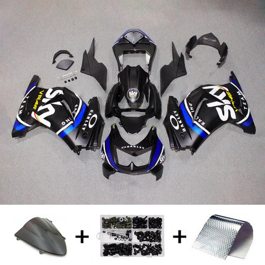 Kit carenatura iniezione in plastica ABS adatto per Kawasaki EX250 Ninja250R 2008-2012