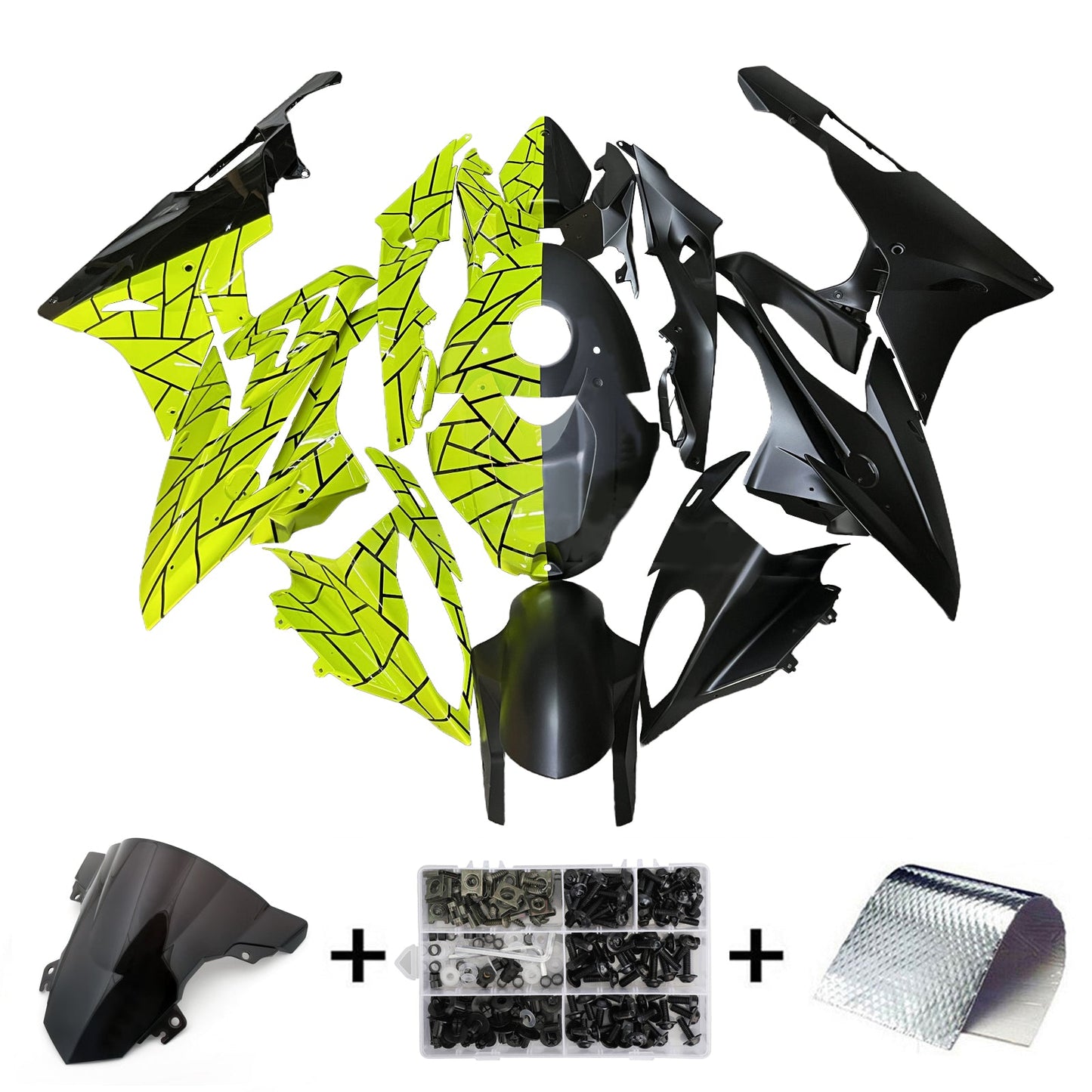 Kit carenatura iniezione BMW S1000RR 2017-2018 Carrozzeria plastica ABS