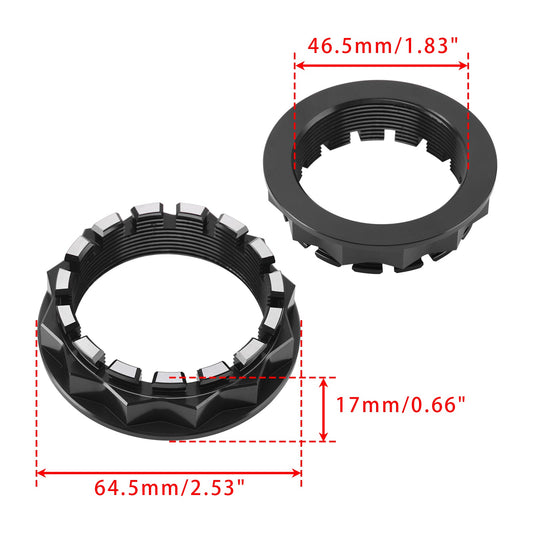 Dado perno ruota posteriore nero per Ducati Monster Multistrada Diavel MTS 1200 1260