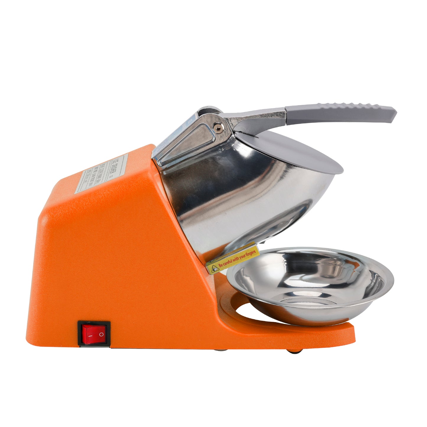 Tritaghiaccio elettrico 143LBS/Hr Macchina per coni di neve Rasoio per ghiaccio 500W Spina UE