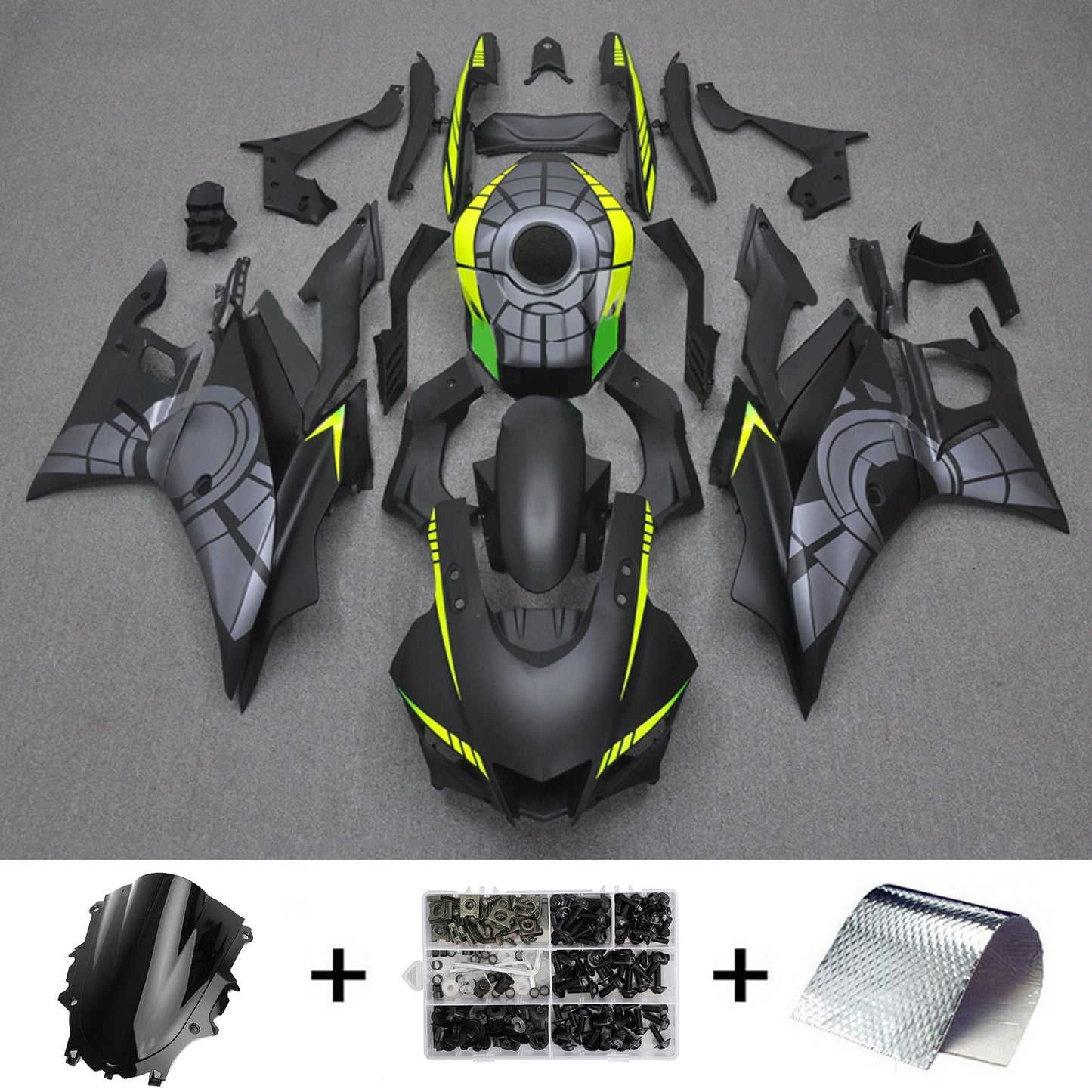 2022-2023 Yamaha YZF-R3 R25 Kit carenatura iniezione Carrozzeria Plastica ABS