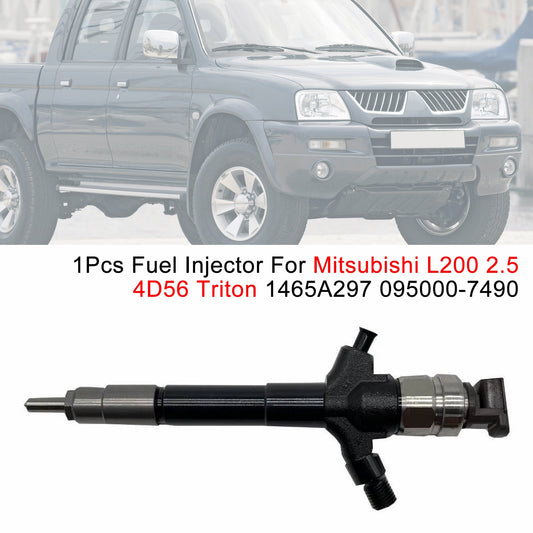 1 iniettore di carburante per Mitsubishi L200 2.5 4D56 Triton 1465A297 095000-7490