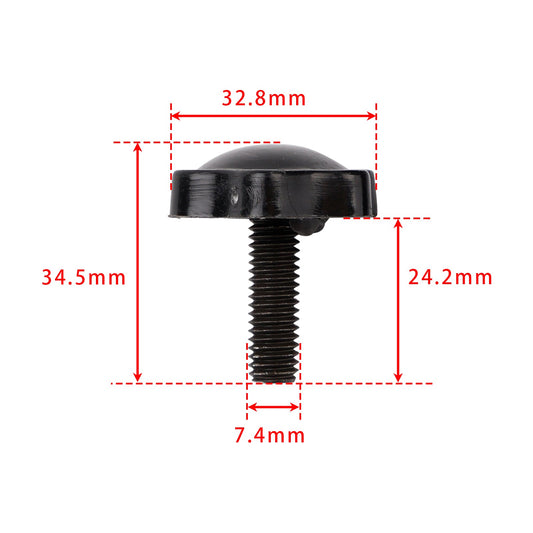 4 bulloni e viti antifurto per montaggio serratura borsa laterale per Touring 1993-2018