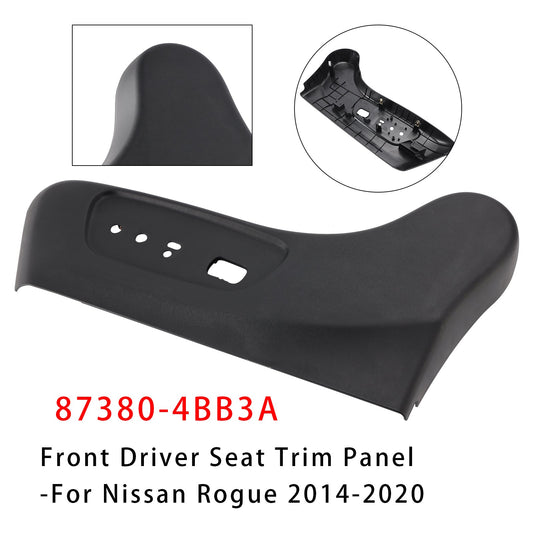 Pannello di rivestimento del sedile anteriore del conducente Nissan Rogue 2014-2020 87380-4BB3A